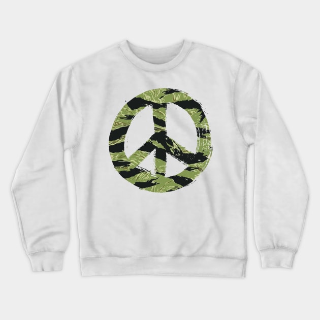 Peace Symbol Crewneck Sweatshirt by Toby Wilkinson